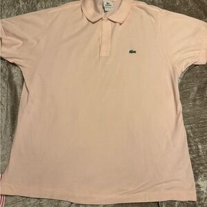Lacoste Men's Pink Polo Shirt
